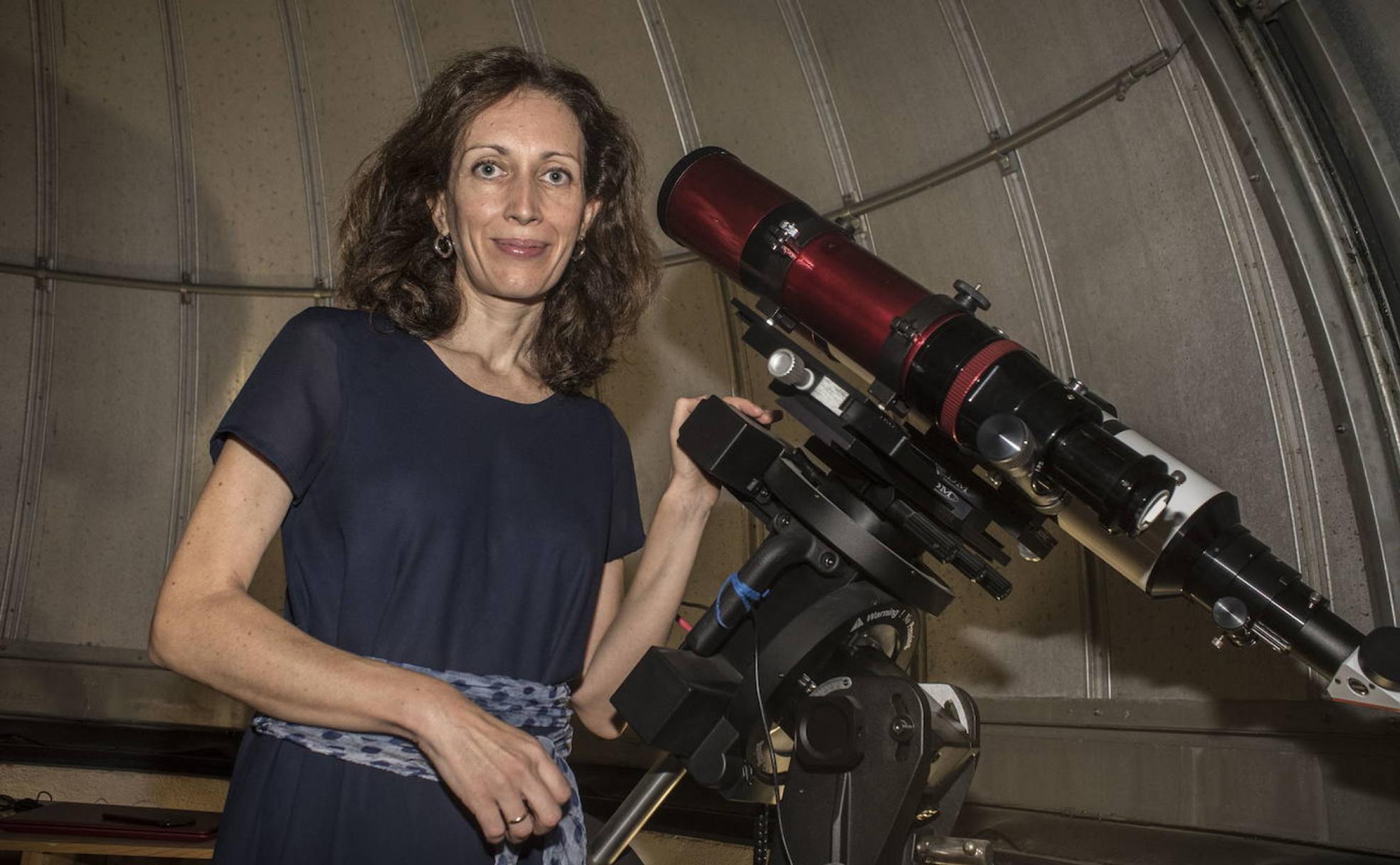 María Cruz Gallego, primera mujer catedrática del Física de la Tierra en la Universidad de Extremadura. 