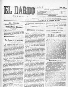 Imagen secundaria 2 - Imagen antigua de El Torno y noticias aparecidas en la prensa extremeña de la época. 