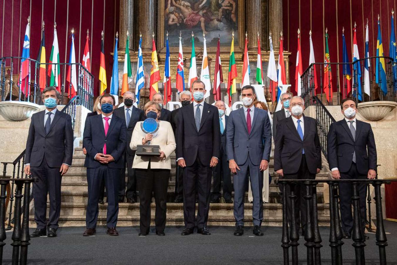 Fotos: Angela Merkel recibe el premio Carlos V