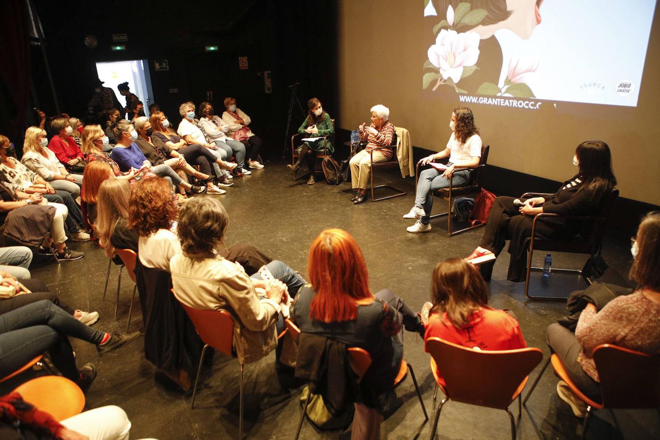 a productora de ‘El grito’ Pilar de Yzaguirre debatió sobre cultura y feminismo en el Gran Teatro.