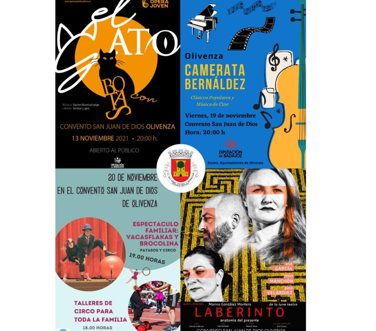 El 'Otoño Cultural' de Olivenza ofrecerá teatro, ópera, conciertos y circo