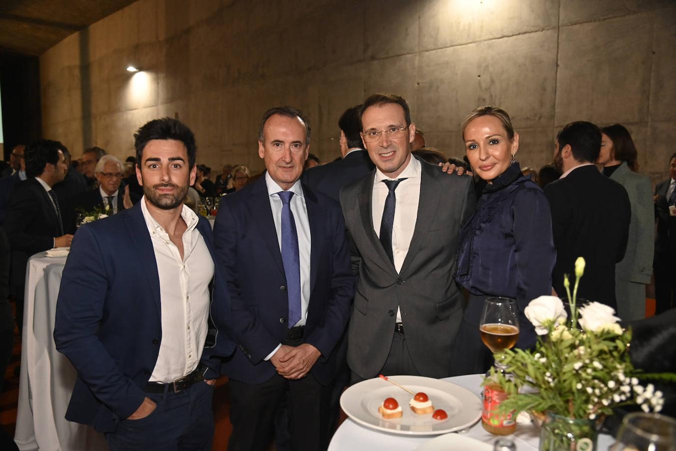 Andrés Bas, José Carlos Moreno, Ernesto Rodríguez y Elena Asuar.