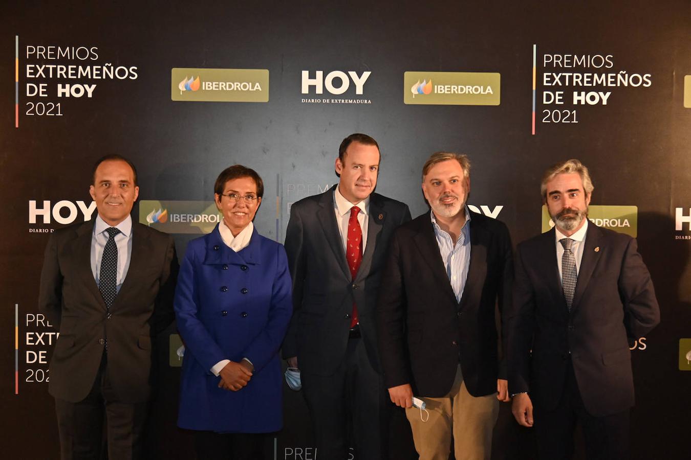 Eladio Buzo, María José Solana, Jaime Mejías, Fernando Pizarro y Francisco Javier Gutiérrez. 
