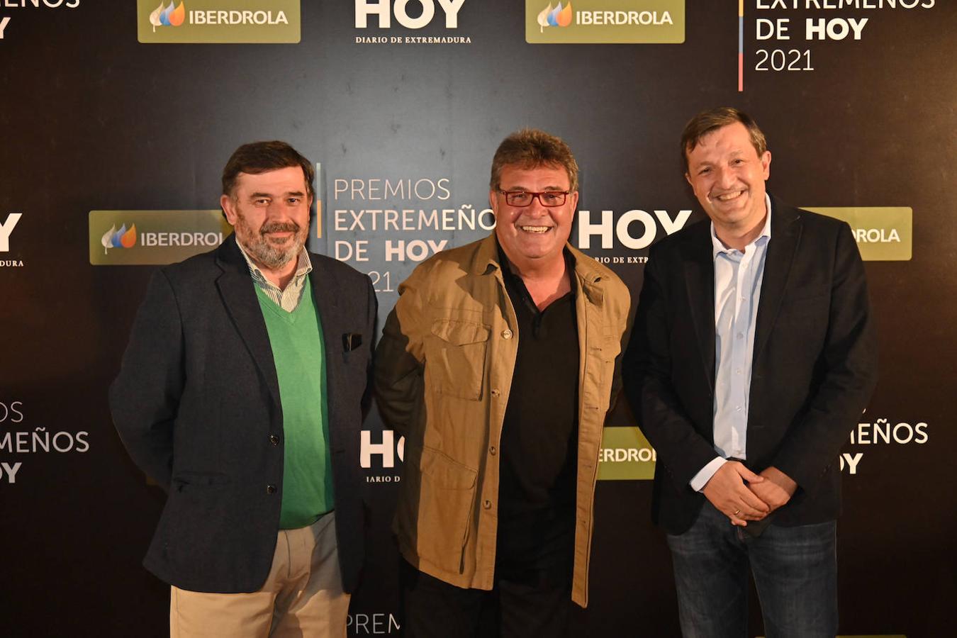 Andrés Rayo, Julián Carretero y Benito Román. 