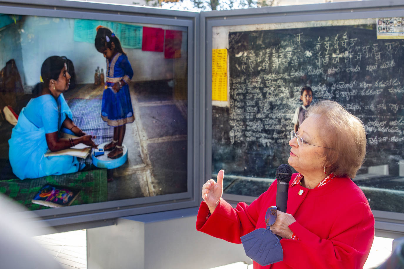 La fotógrafa Cristina García Rodero presentó el miércoles la muestra ‘Tierra de sueños’. 