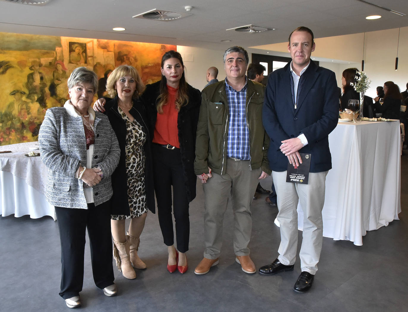 Mª Ángeles Azcona, Pastora de la Barrera, Paloma Valle, José Ángel Martín y Jaime Mejías.