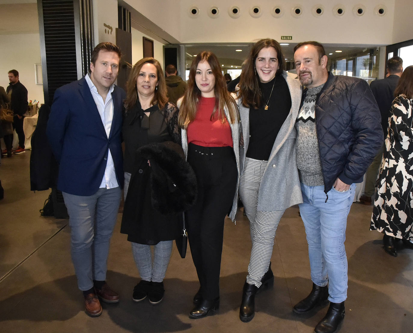 José Luis Entrada, Asunción González, Cristina Regajo, Eulalia Porras y Antonio Jesús Regalado.