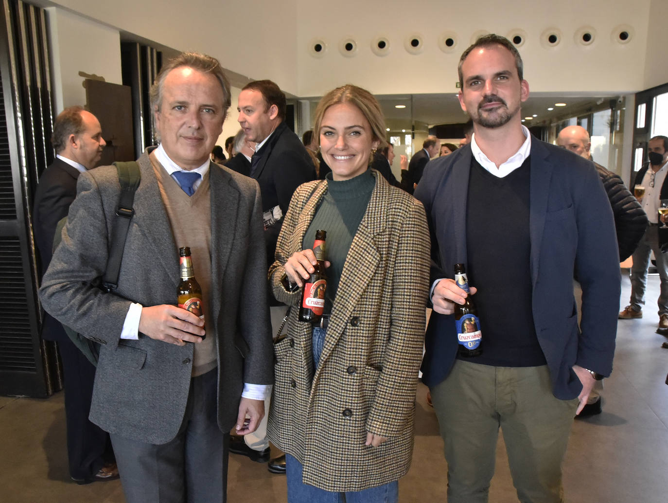 Juan Gómez, Carmen Vique y Javier Grajera.