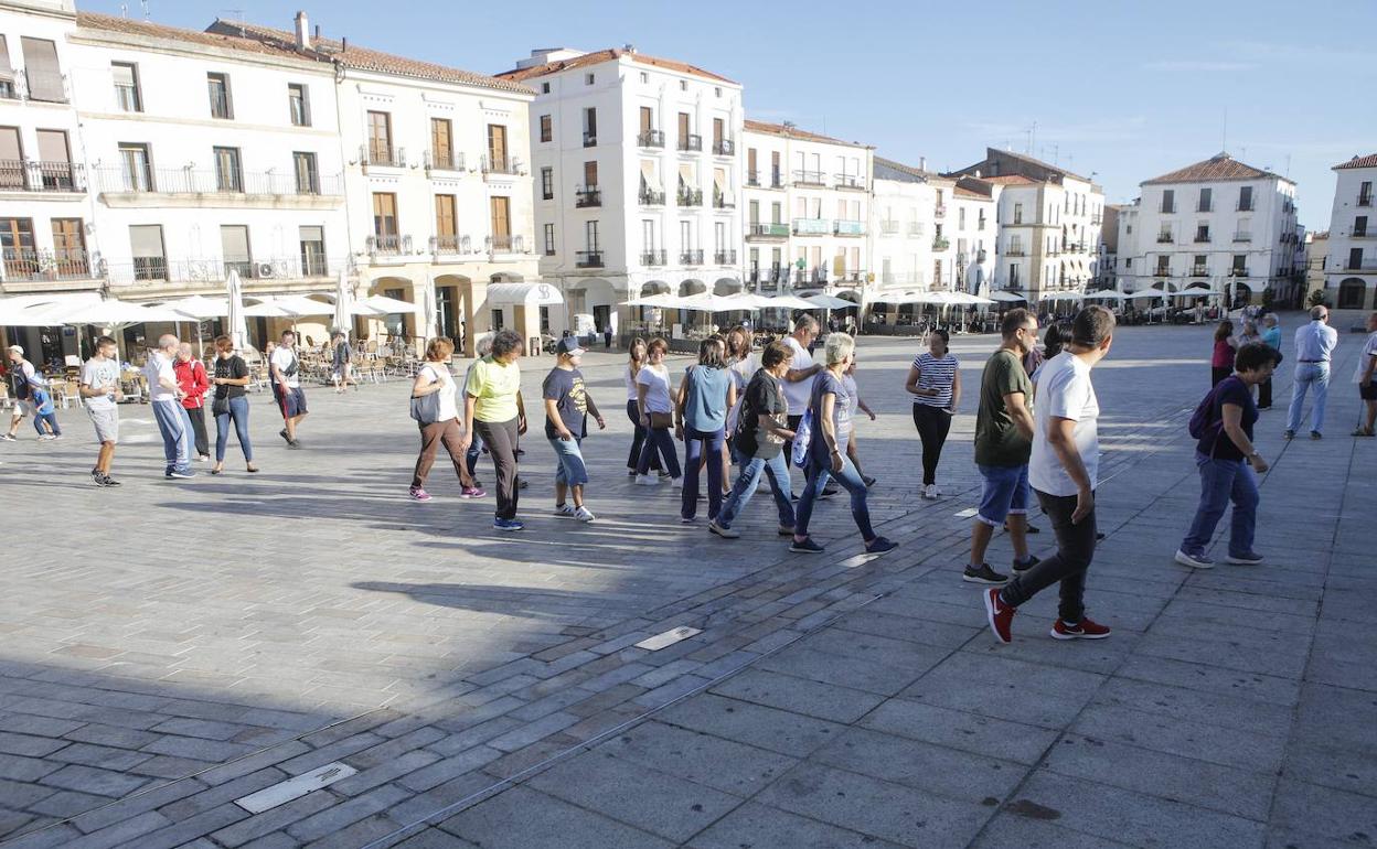 Imagen de archivo de la Plaza Mayor , en donde ocurrió el suceso. 