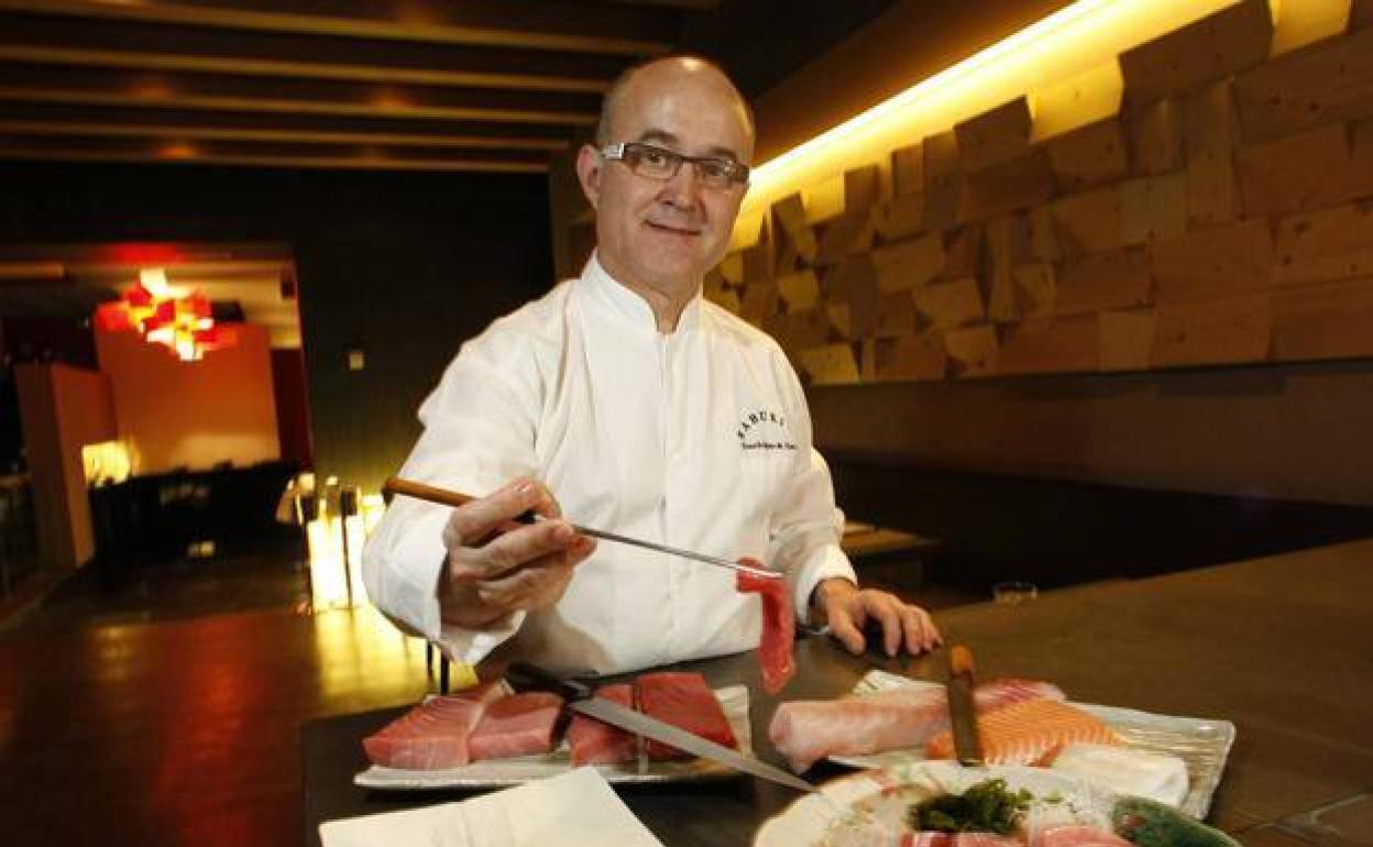 El cocinero Ricardo Sanz.