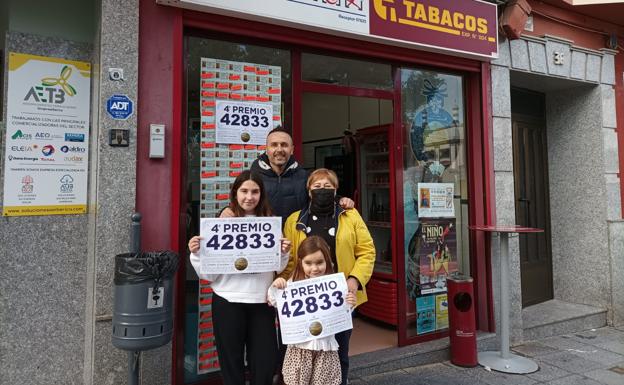 Un décimo vendido en Almendralejo.