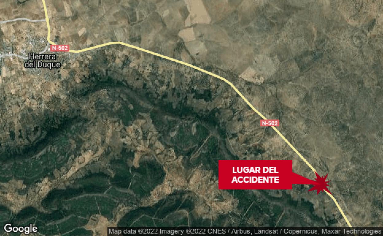 Sucesos de Extremadura: Herido un hombre de 56 años tras un accidente cerca de Herrera del Duque