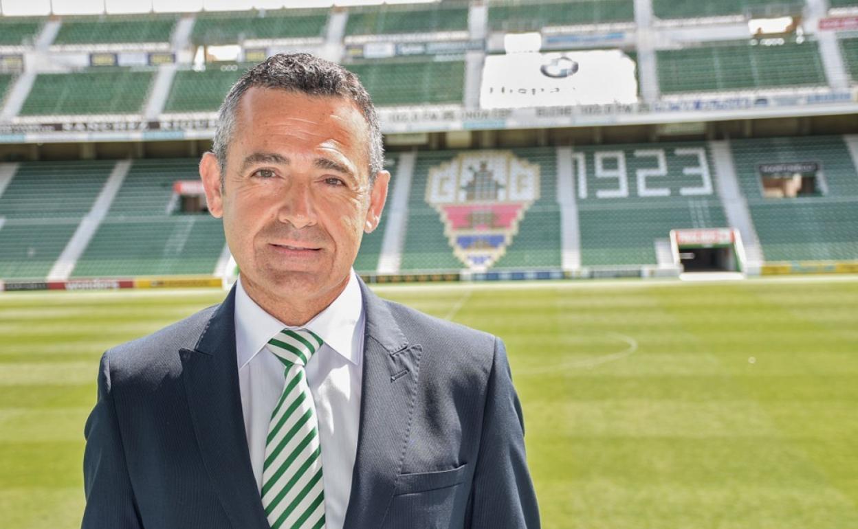 Diego García, durante su etapa en el Elche. 