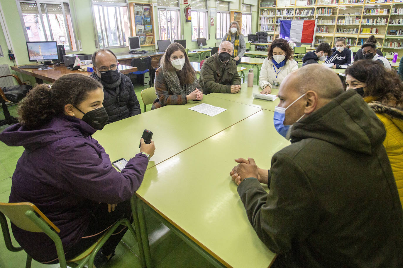 Profesores de la Isla de Reunión en el Ágora