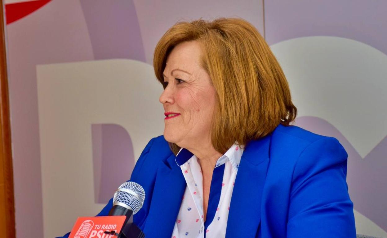 María del Prado Sánchez, alcaldesa por el PSOE de Morcillo. 
