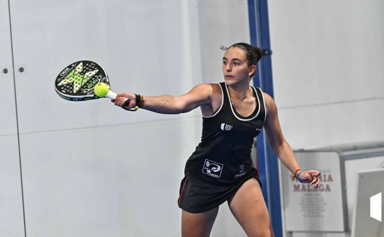 Lorena Rufo durante un partido de la pasada temporada. 