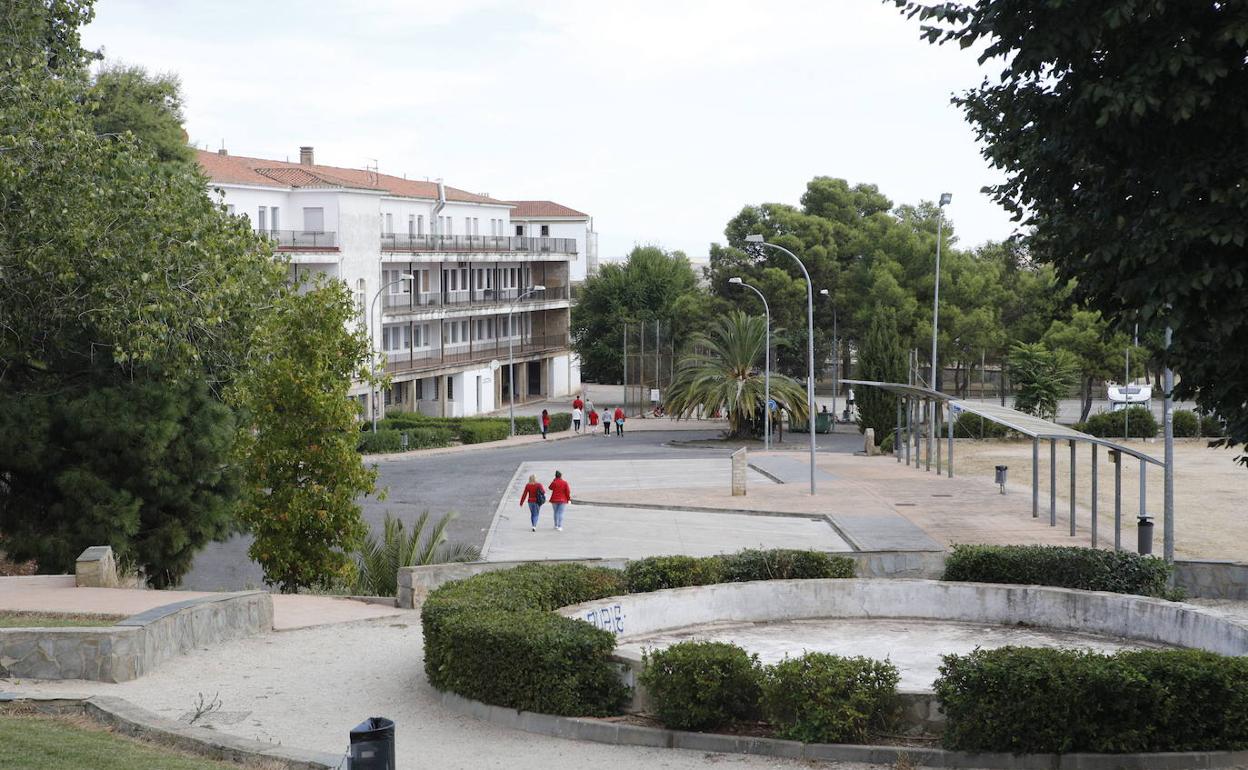 Parque de Valhondo en donde se instalará el nuevo equipamiento para adiestrar perros. 