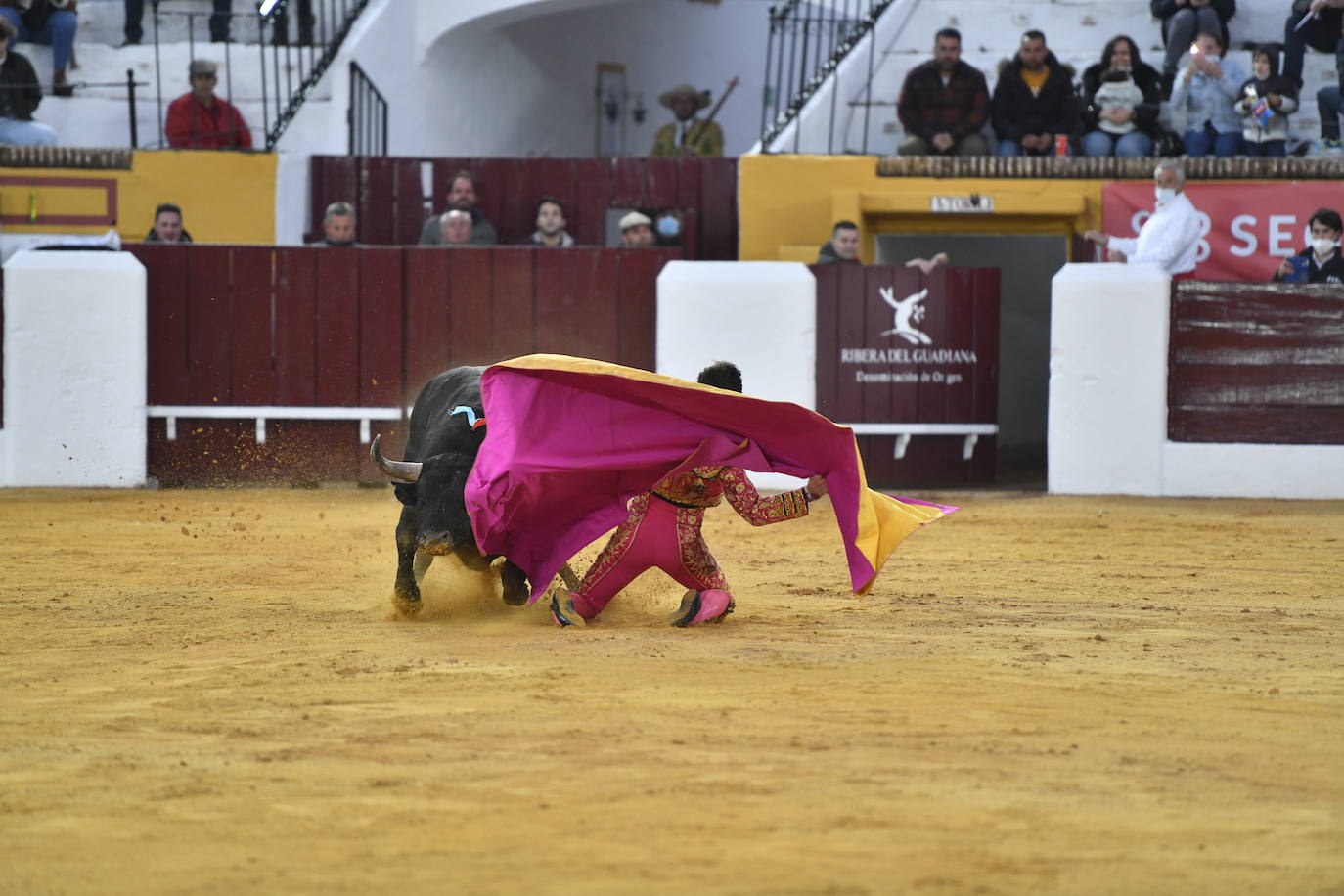 Fotos: Primer festejo de la Feria de Olivenza: Novillada con Carlos Domínguez, Manuel Perera y Eric Olivera