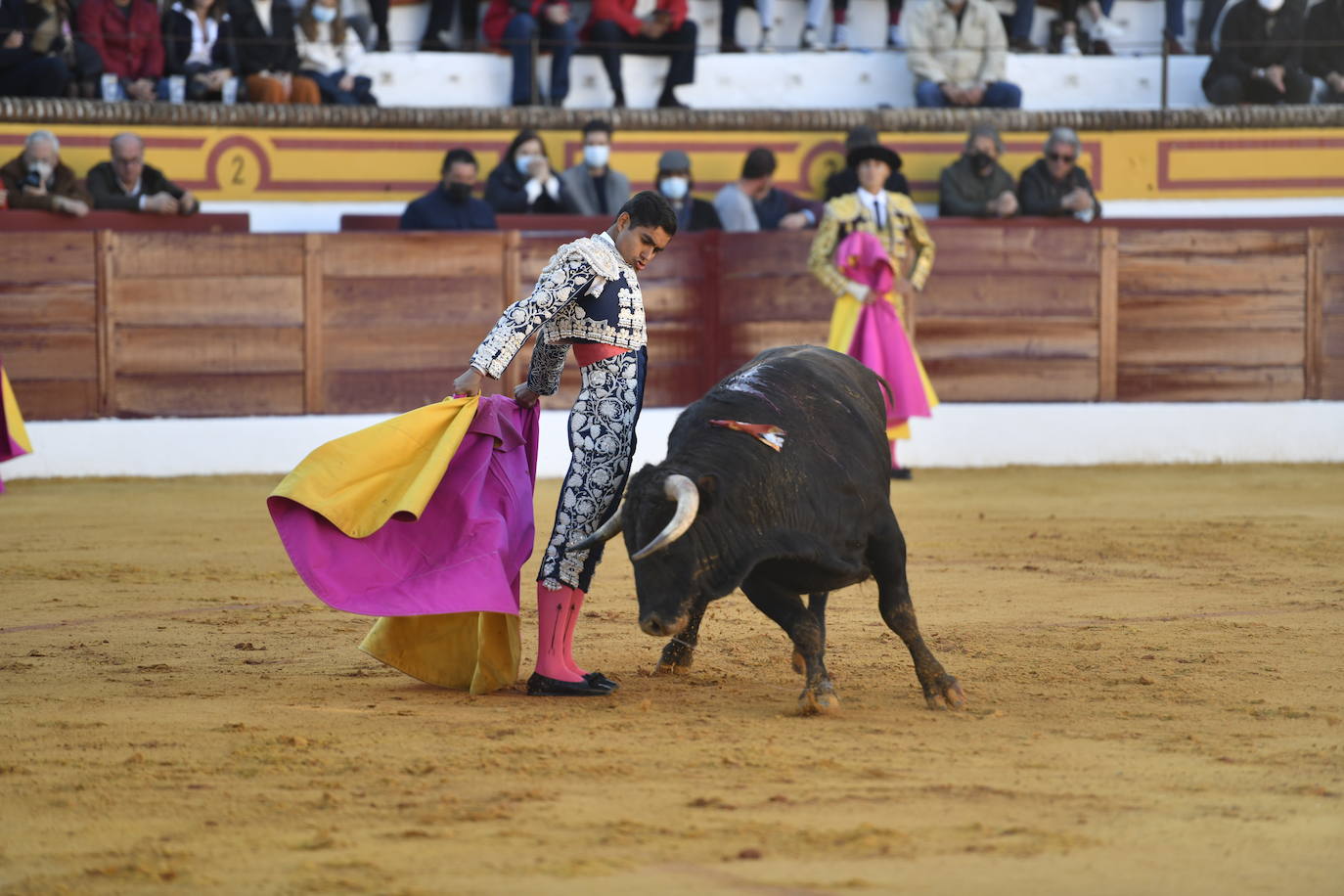 Fotos: Segunda novillada de Olivenza: Lalo de María, Alejandro Adame y Raquel Martín