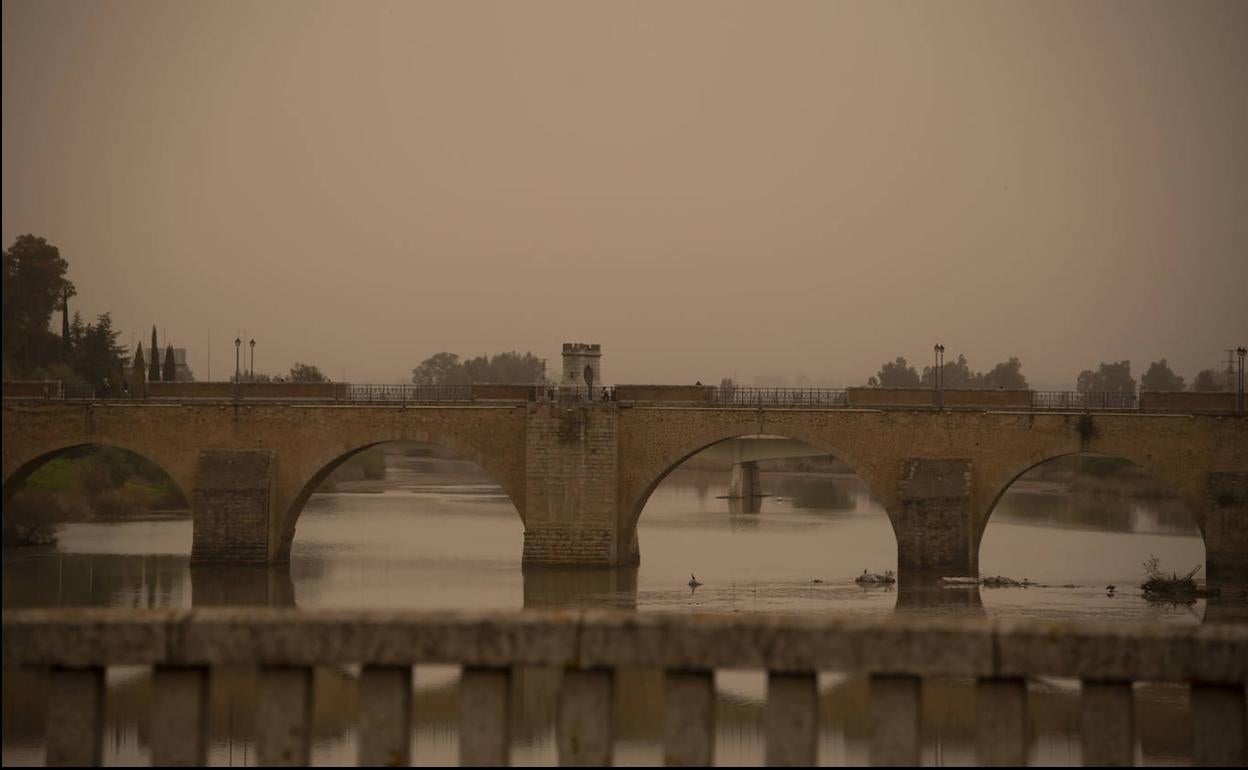 Calima esta semana en Badajoz. 