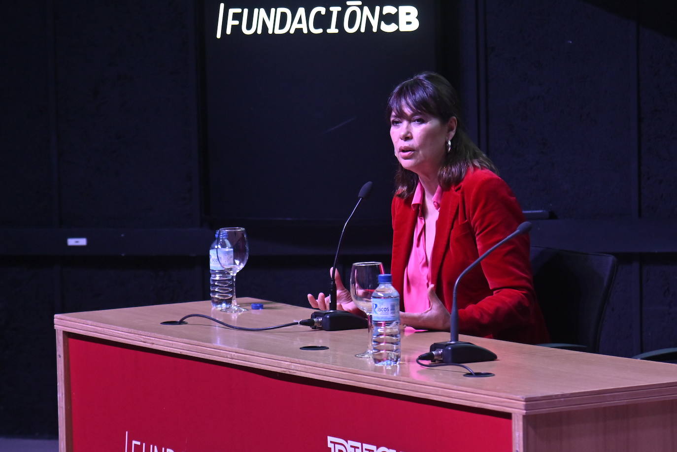 Mabel Lozano ayer en la Rucab.