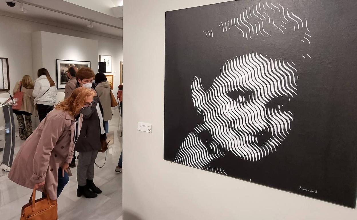 Inauguración de la muestra en la Sala Vaquero Poblador. 