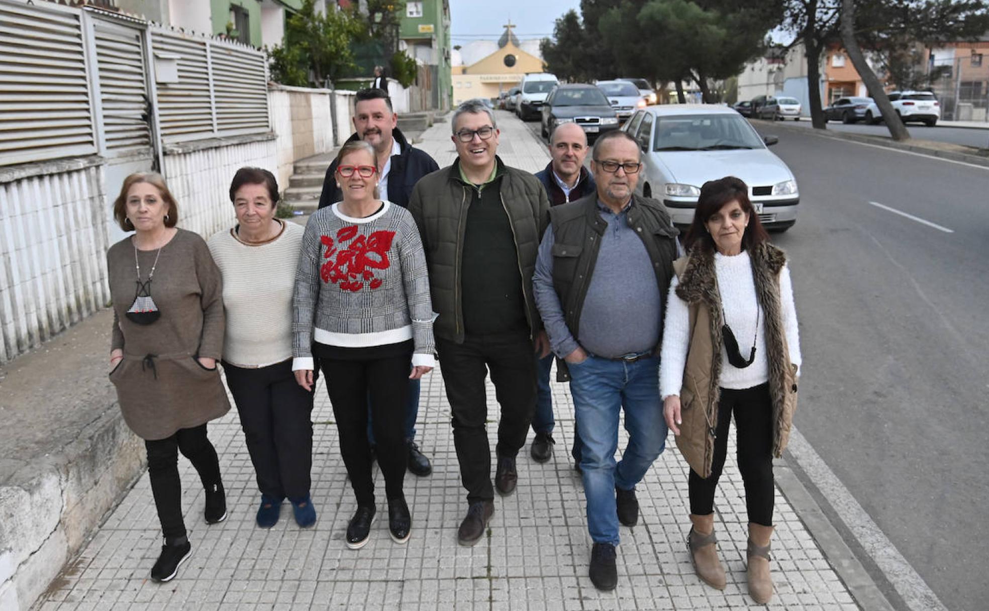 Parte de los vecinos 