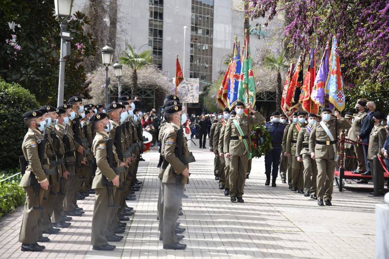 Homenaje a los caídos. 