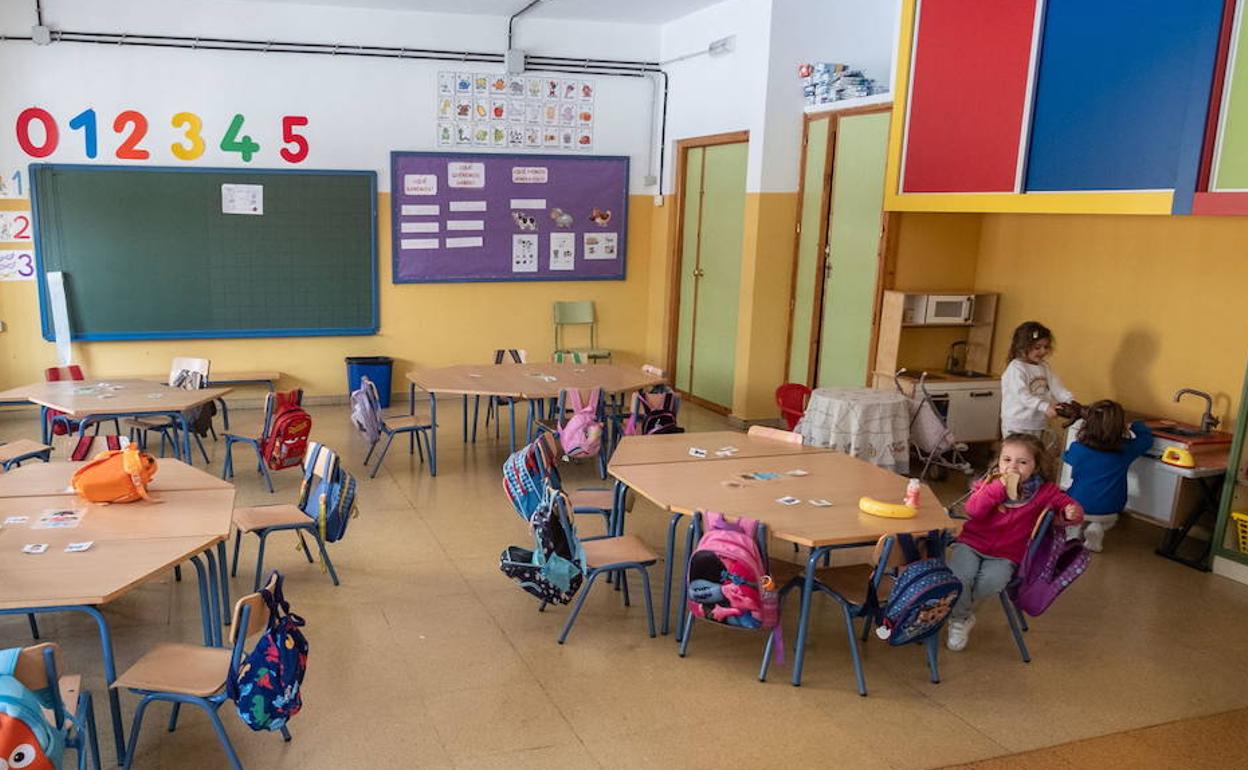 Educación dejará desiertas el 40% de las plazas de tres años porque no hay niños