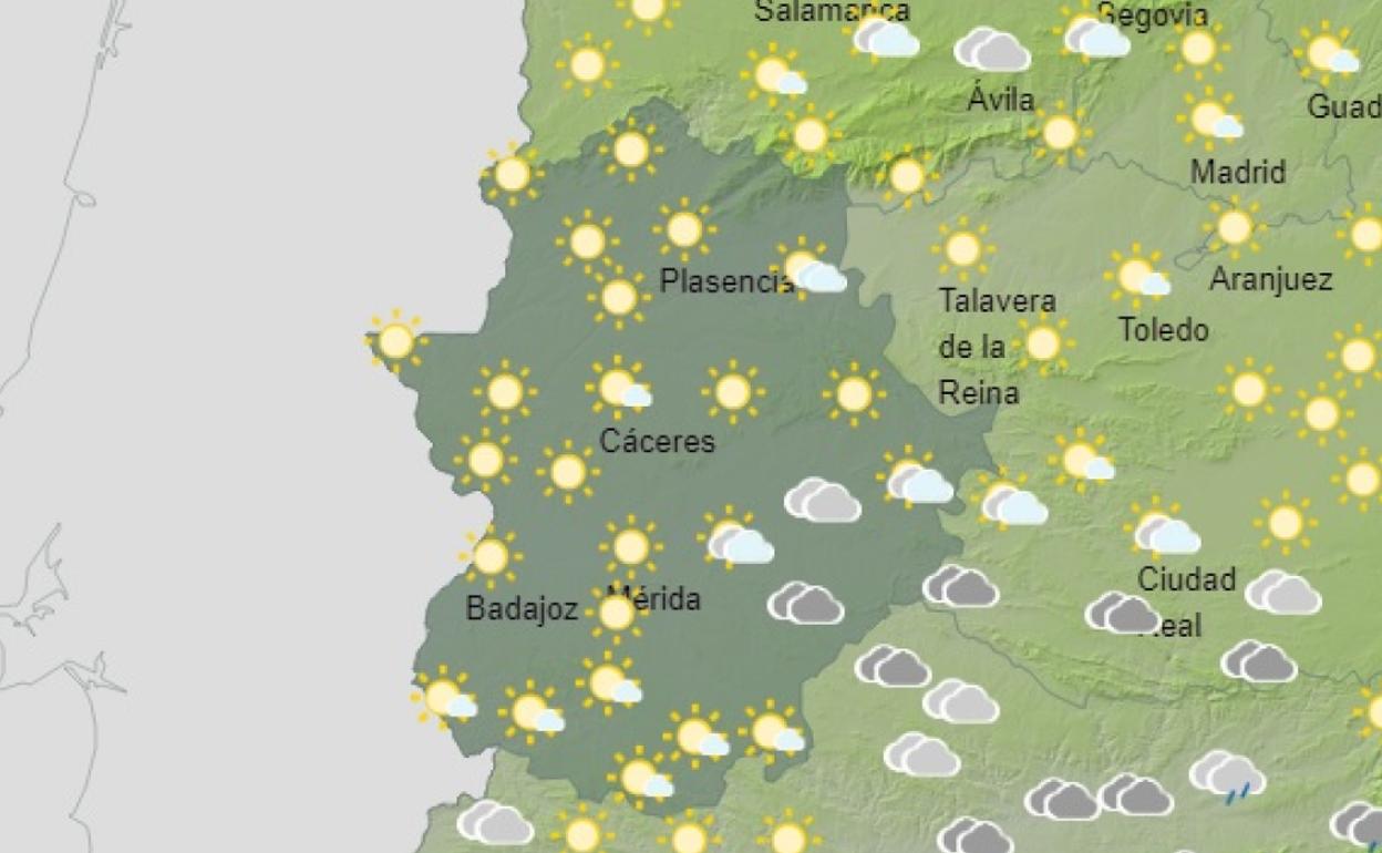 El Tiempo En Extremadura Viernes Sin Precipitaciones Y Con Las Mínimas En Descenso Hoy