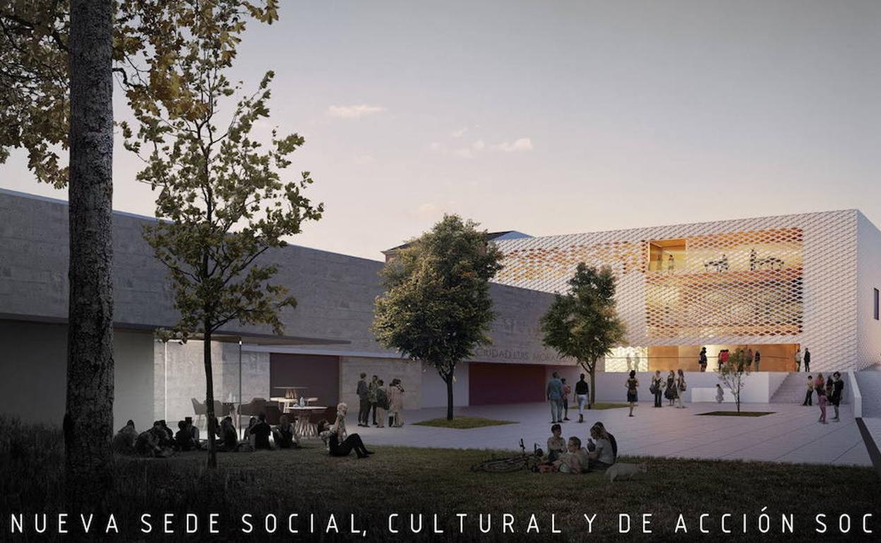 Reproducción infográfica de cómo será la nueva sede de la Fundación CB. 