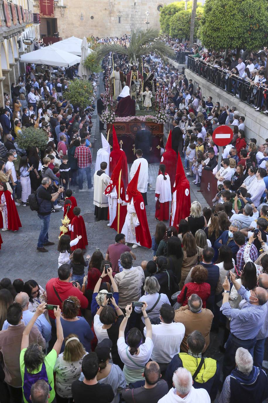 Procesión de la entrada de Jesús en Jerusalén.