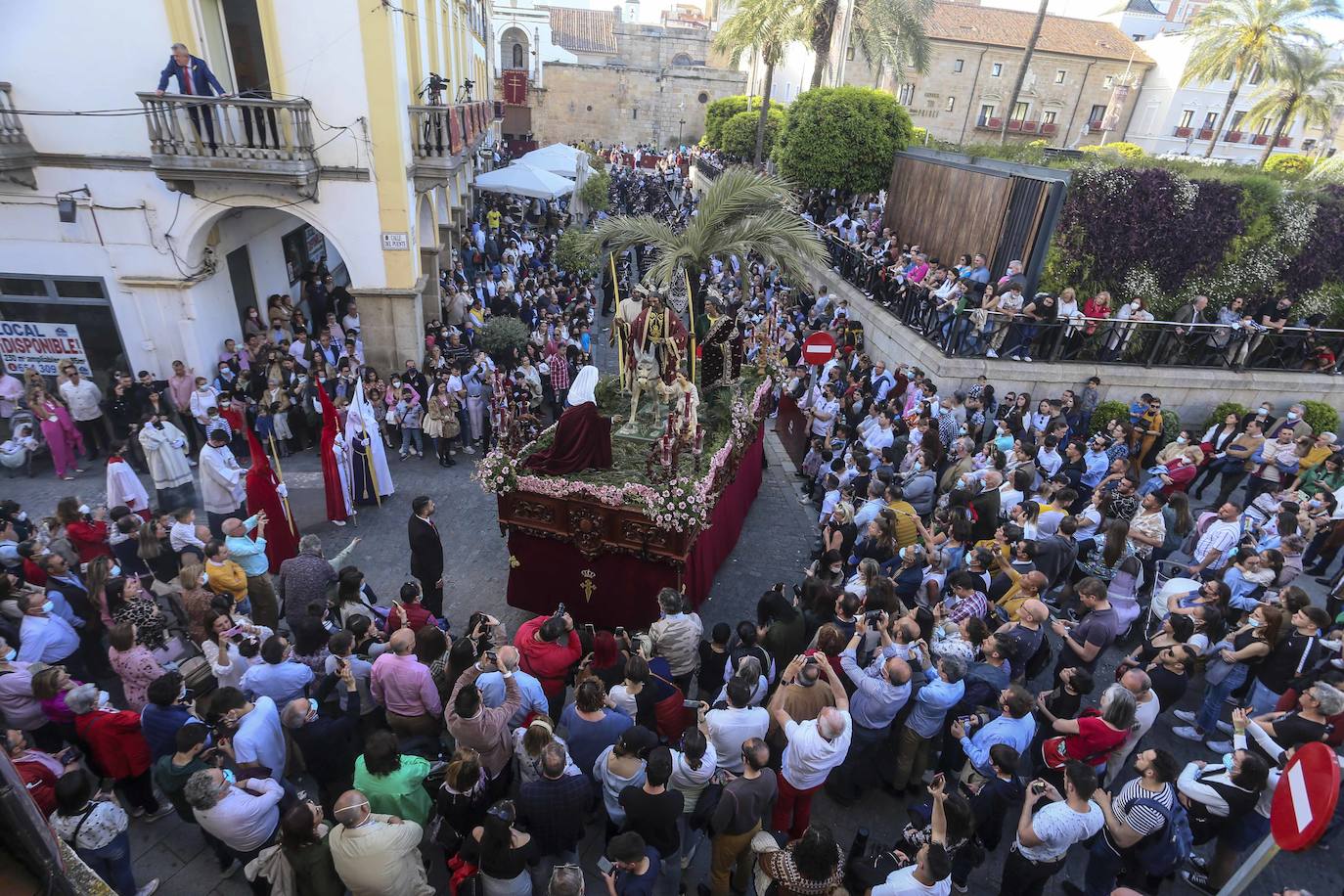 Procesión de la entrada de Jesús en Jerusalén.