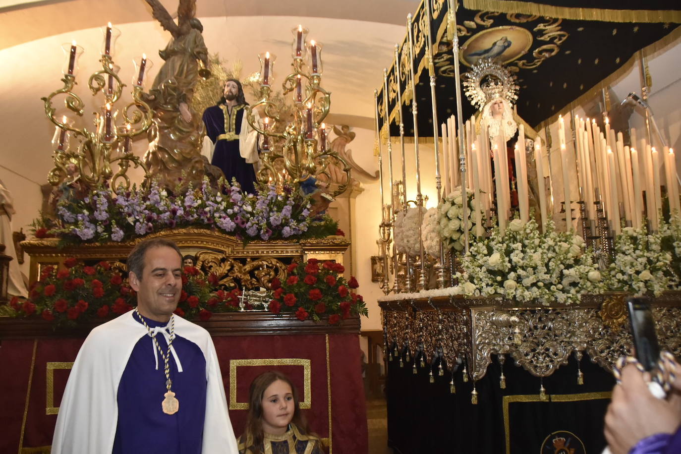 Las imágenes del Lunes Santo han sido restauradas por Ricardo Augusto Kantowitz.