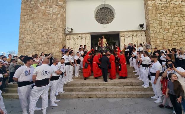 Salida del Prendimiento de la iglesia del Tercer Milenio