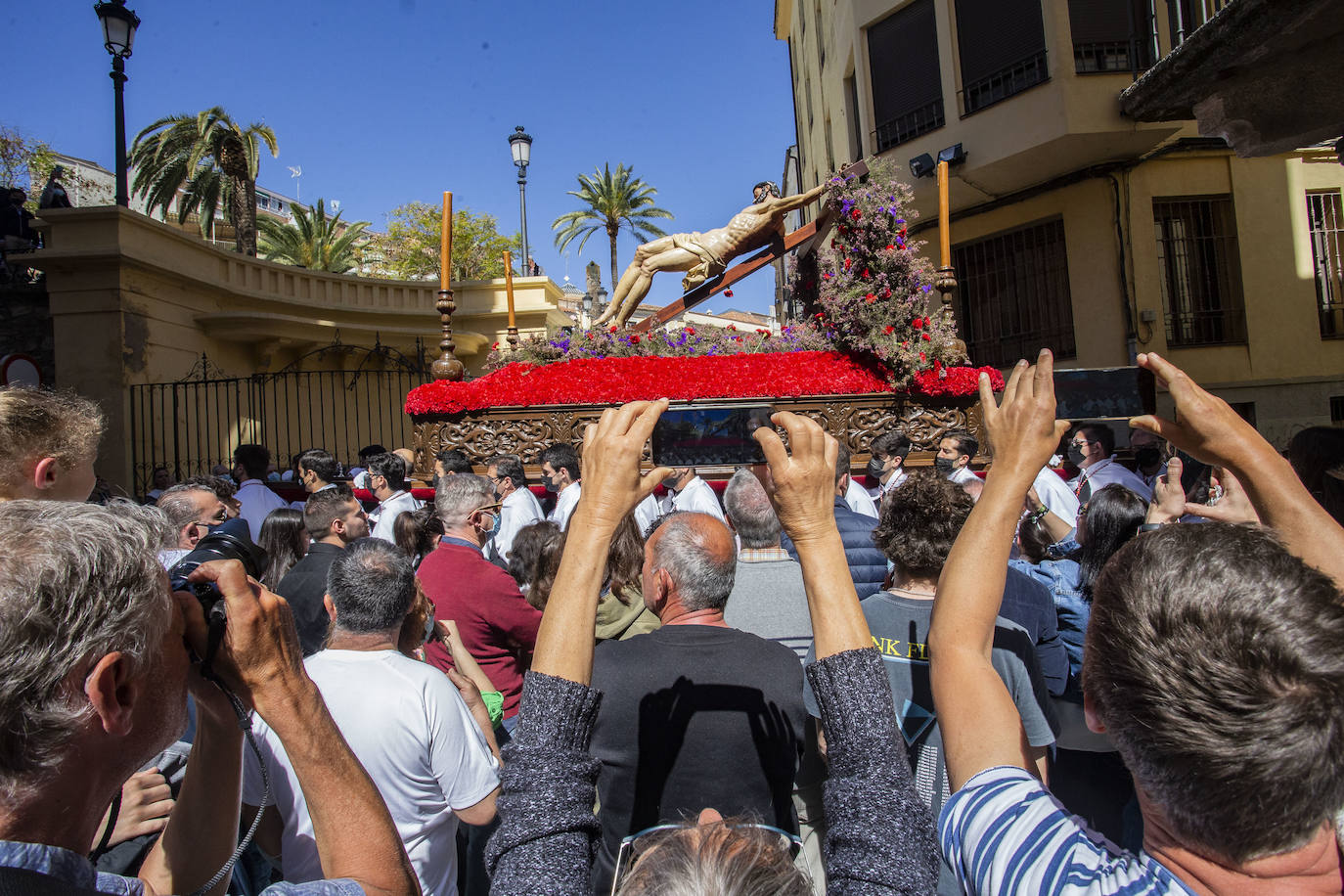 Procesión de la Cofradía del Cristo del Calvario, también conocida como los Estudiantes.