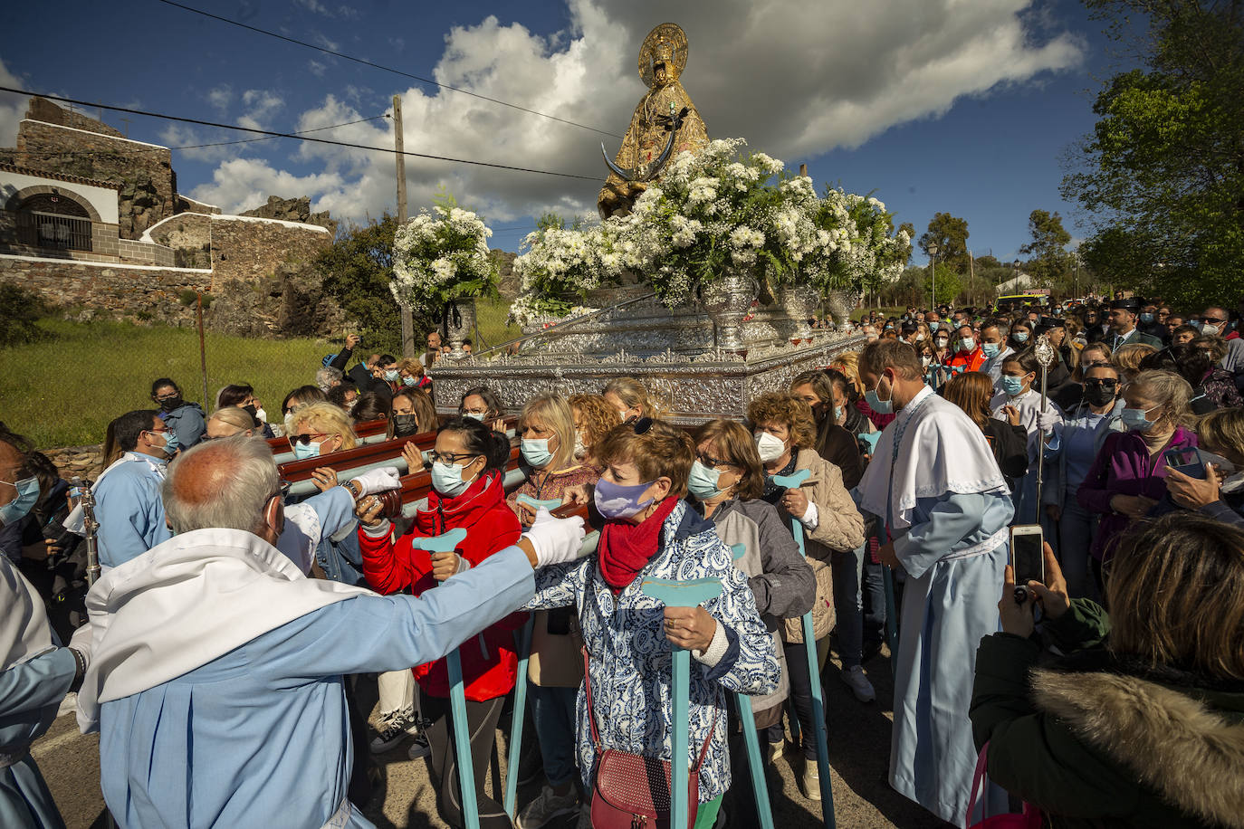 Fotos: Imágenes de la bajada de la Virgen de la Montaña