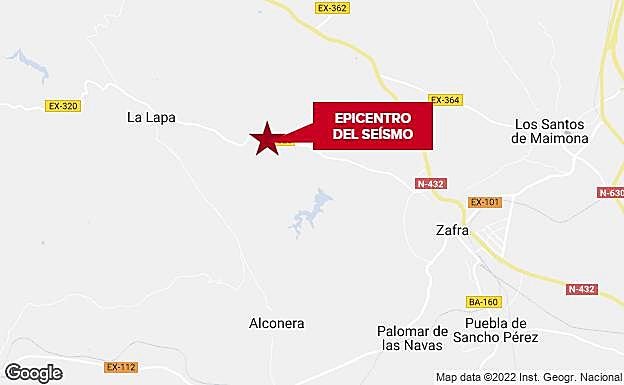 Zafra registra el segundo pequeño temblor de esta semana en Extremadura