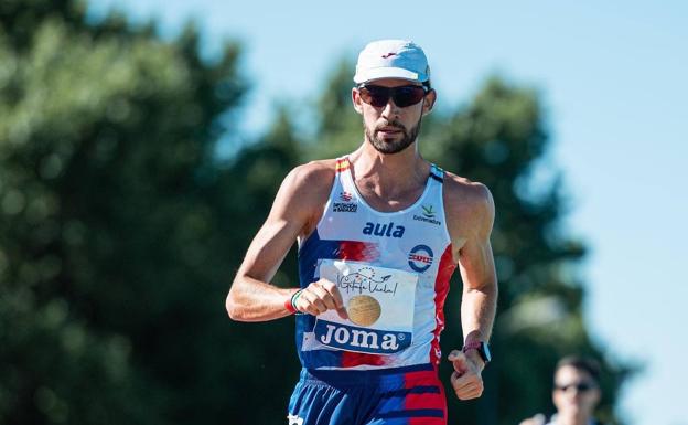 El olímpico y vigente campeón de Europa de 20 km marcha, Álvaro Martín, fue el gran fichaje del Capex el año pasado y su gran baza. 