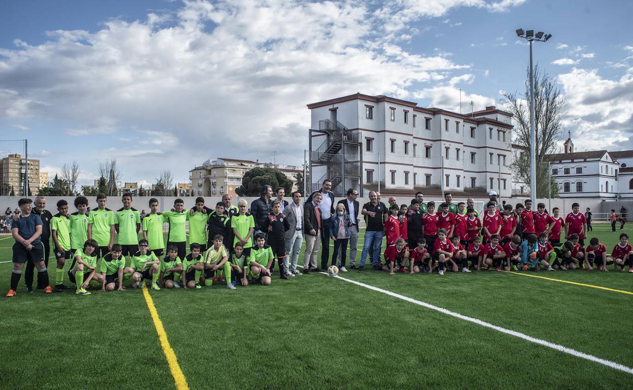 Inauguración del nuevo campo del Seminario.