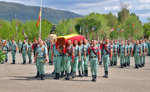 Los miliatares despiden al compañero Jordi Oñoro