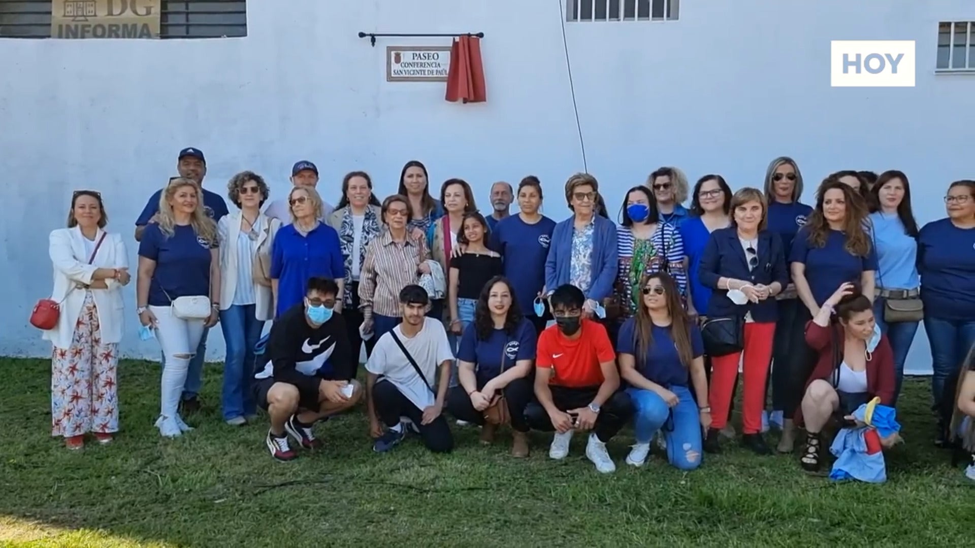 El Paseo del Albarregas se llama ya Conferencia de San Vicente de Paúl