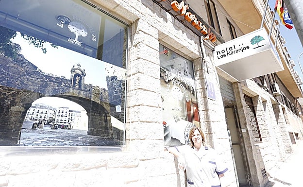 Máxima Rodríguez, gobernanta del hotel Los Naranjos. 