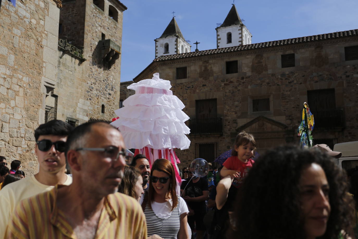 Uno de los momentos del pasacalles.