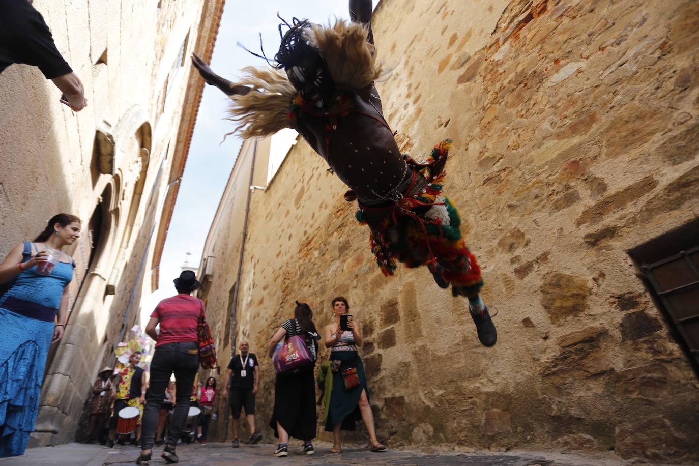 Uno de los momentos del pasacalles.