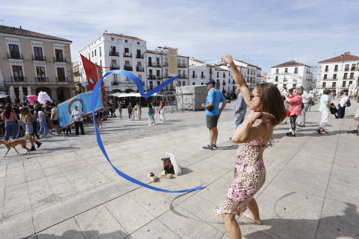 Uno de los momentos del pasacalles.