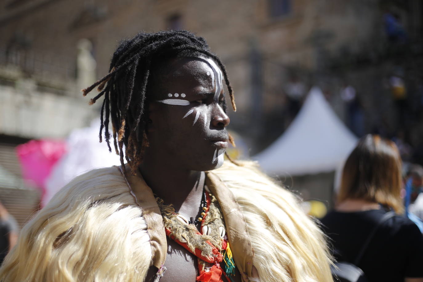 Uno de los momentos del pasacalles.