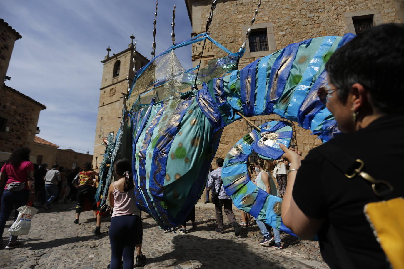 Uno de los momentos del pasacalles.
