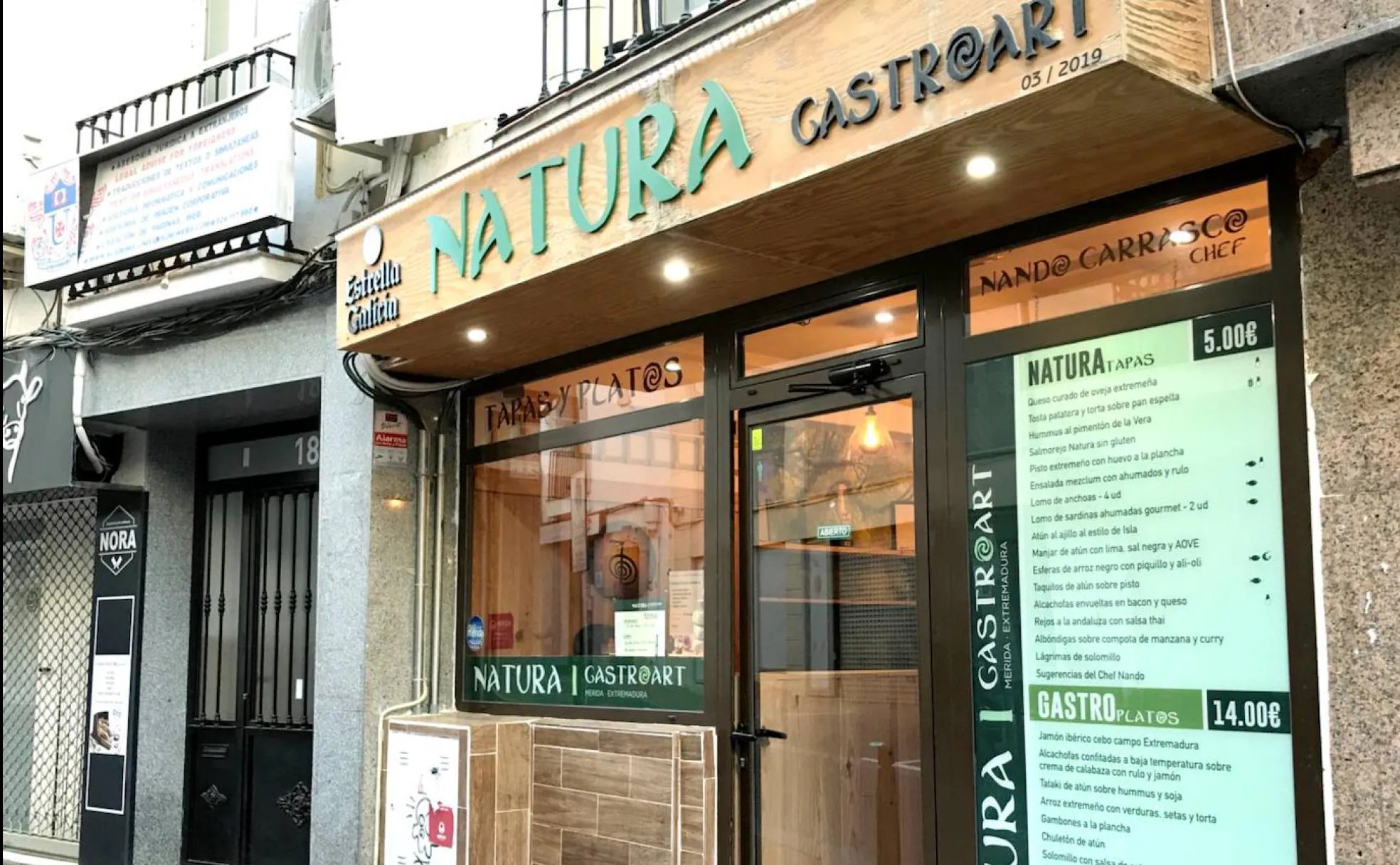 RECOMENDADOS: Natura Gastroart, un restaurante sencillo, de ambiente  desenfadado y magnífica cocina 