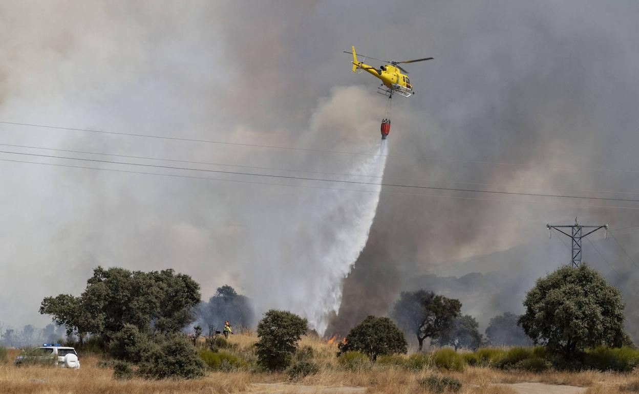 Incendios forestales: Extremadura estará en peligro alto de incendio desde el lunes